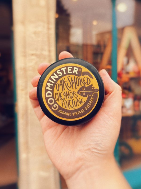 Godminster oak smoked vintage cheddar