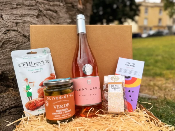Thank you hamper outside