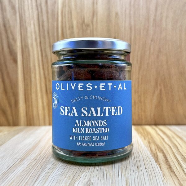 Sea Salted Almonds, Kiln Roasted with Flaked Sea Salt