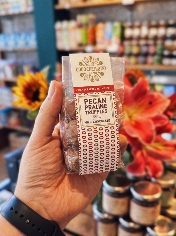 Pecan praline truffles